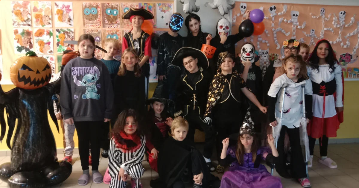 Halloweenské učení