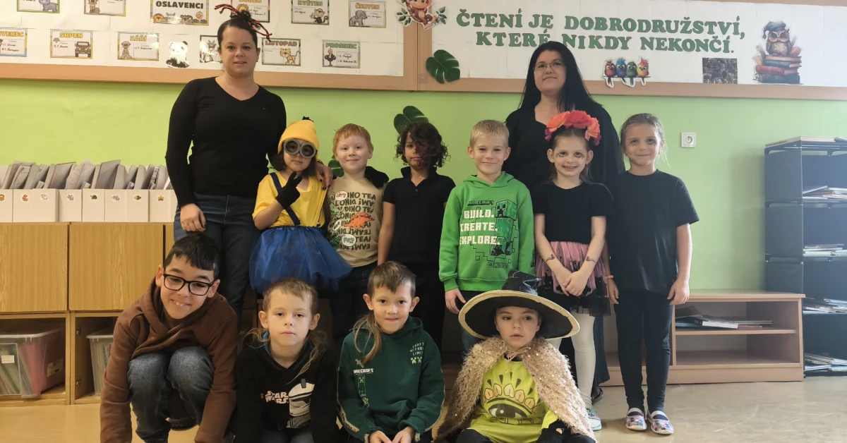 Halloweenské vyučování