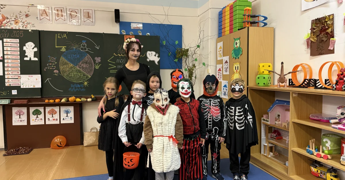 Dýňové odpoledne a Halloweenské veselí v přípravné třídě