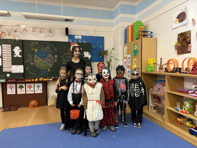 Dýňové odpoledne a Halloweenské veselí v přípravné třídě
