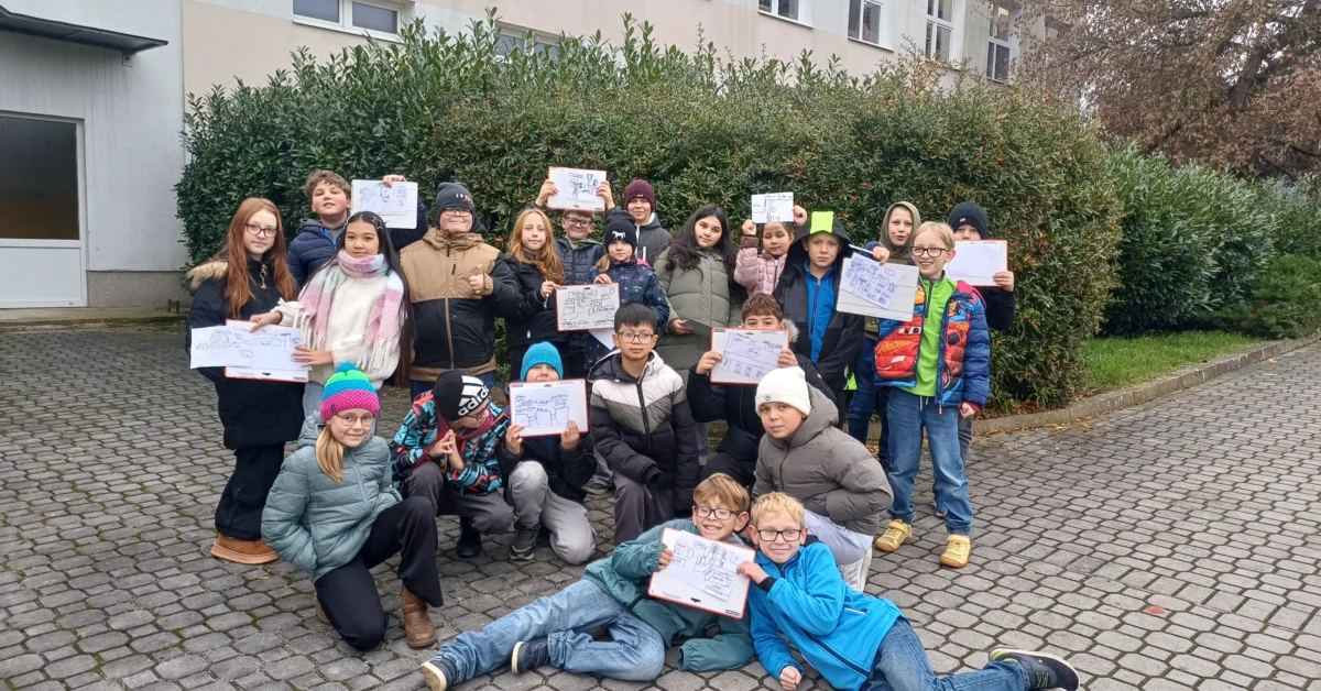 Vytváříme plánek okolí školy