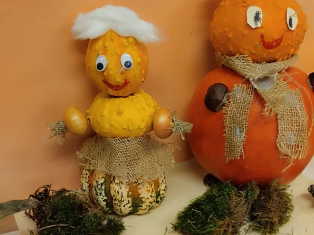 Naše podzimní tvoření: “ Jsme šikulové, zkrátka nás to moc baví”!