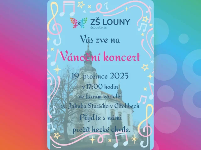 Pozvánka na Vánoční koncert